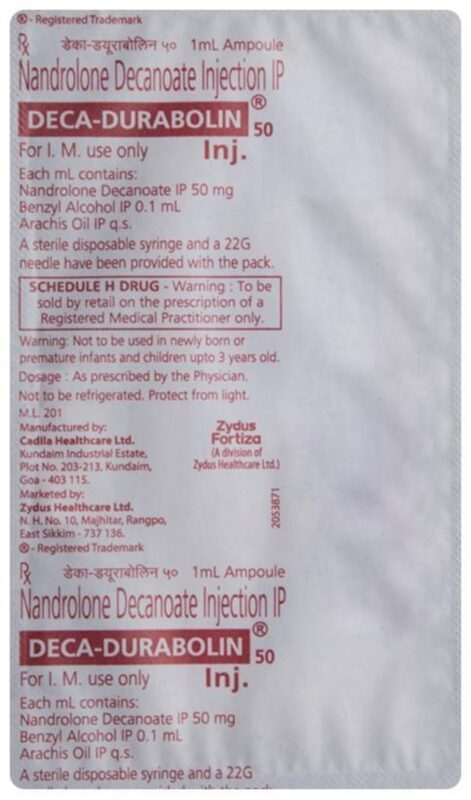 Deca-Durabolin 50mg Injection ابرة حقن ديكا-ديورابولين لبناء العضلات
