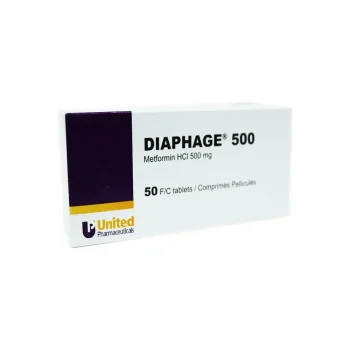Diaphage 500mg 50 Tablets