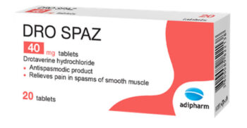 Dro Spaz 40 mg 20 Tablets