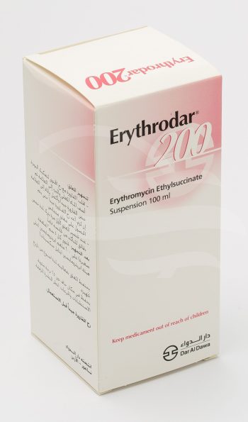 Erythrodar 200mg 100ml Suspension