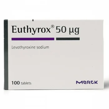 Euthyrox 50mcg 100 Tablets