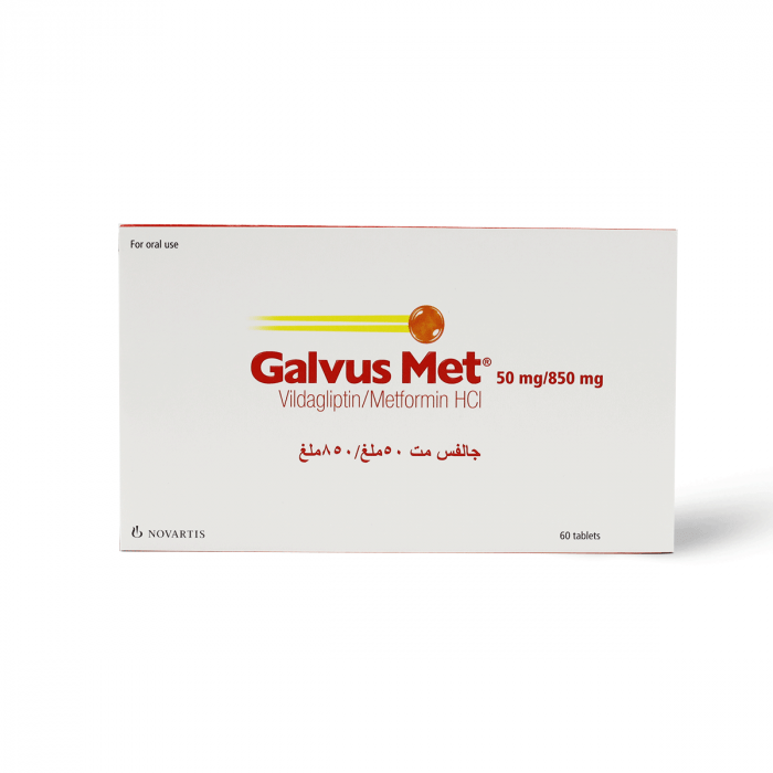 Galvus Met 60 Tablets Galvus Met 50/850mg 60 Tablets