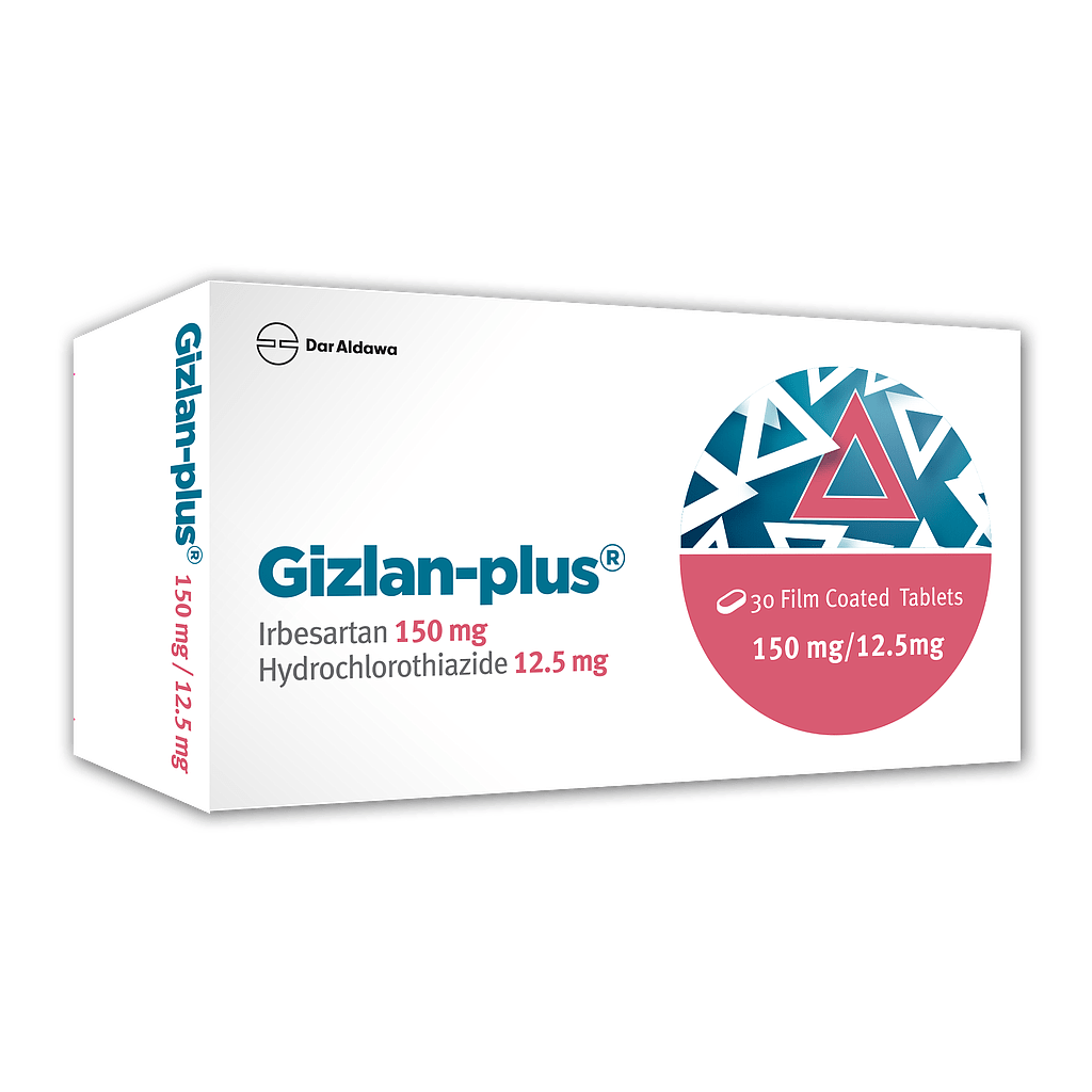 Gizlan - Plus 30 Tablets Gizlan - Plus 150/12.5 30 Tablets