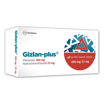 Gizlan Plus 300/25mg 30 Tablets