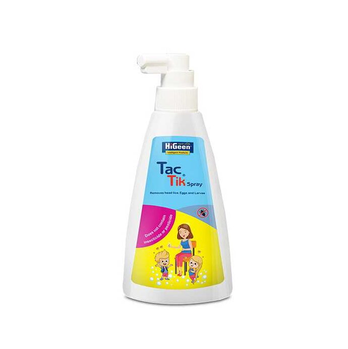 Higeen Tac Tik Anti Lice Spray 150ml Higeen Tac Tik Anti Lice Spray 150ml