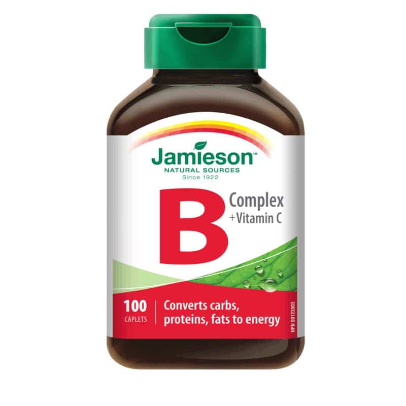 Jamieson B Complex & Vitamin C 100 Capsules