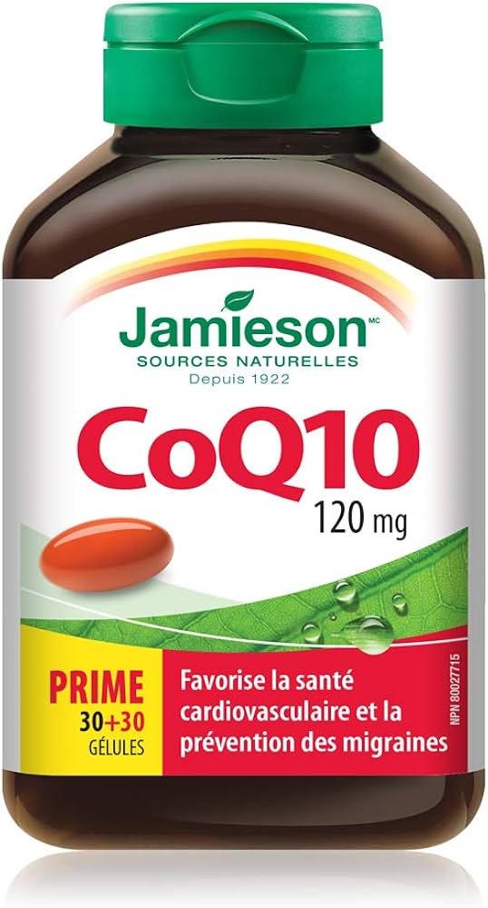 Jamieson CoQ10 120mg 30 Capsules Jamieson CoQ10 120mg 30 Capsules