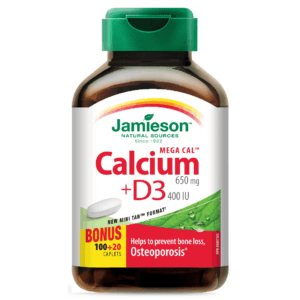 Jamieson Mega Cal+Vit D 120 Tab