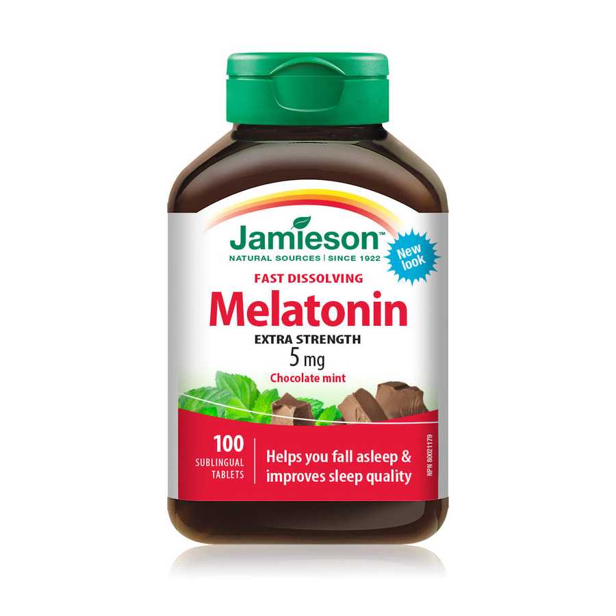 Jamieson Melatonin 5mg 100 Sublingual Tablets Jamieson Melatonin 5mg 100 Sublingual Tablets