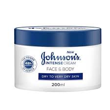 Johnsons Intense Face & Body Cream 200ml