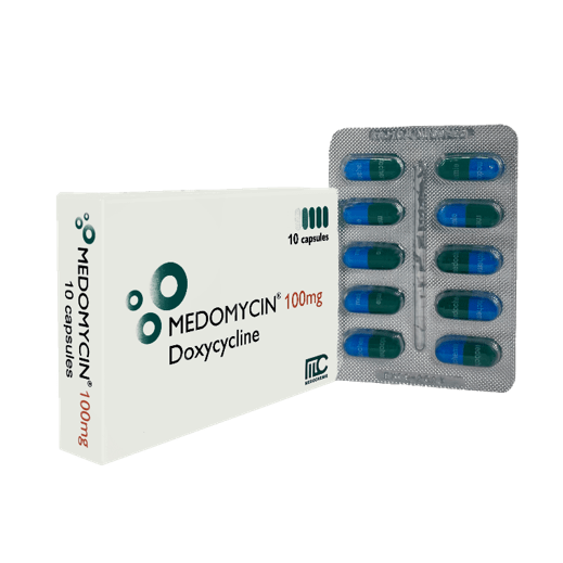 Medomycin 100mg 10 Capsules Medomycin 100mg 10 Capsules