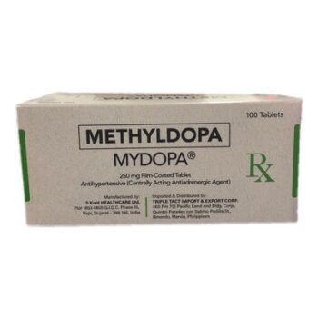 Methyl Dopa 250mg 100 Tablets