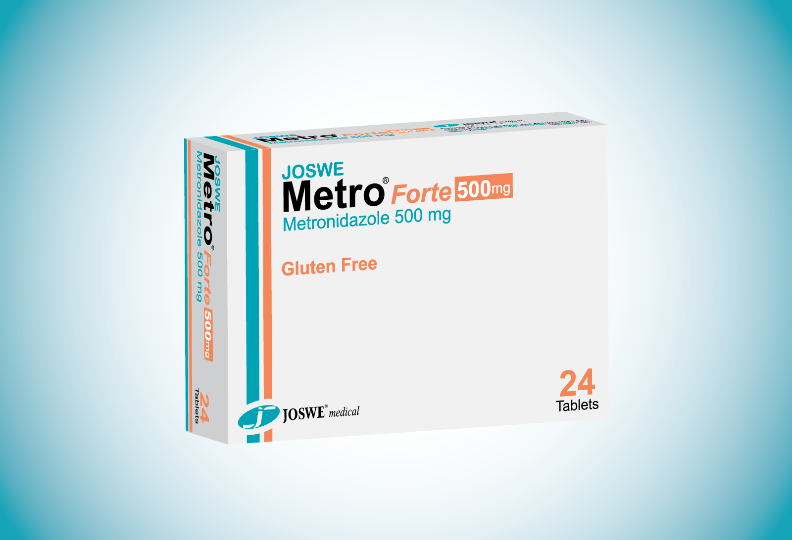 Metro Forte 500mg 24 Tablets Metro Forte 500mg 24 Tablets