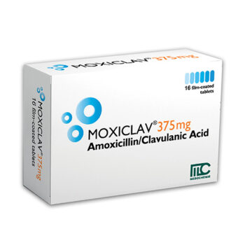 Moxiclav 375mg 20 Tablets