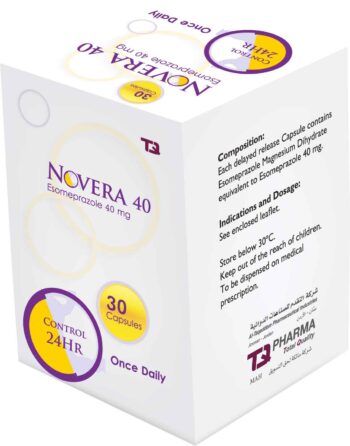 Novera 40mg 30 Capsules