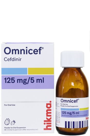 Omnicef 125mg 80ml Suspension