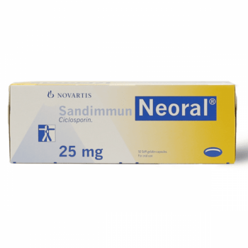 Sandimmun Neoral 25mg 50 Capsules