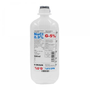 Sodium Chloride 0.9% & Dextrose 5% 500ml