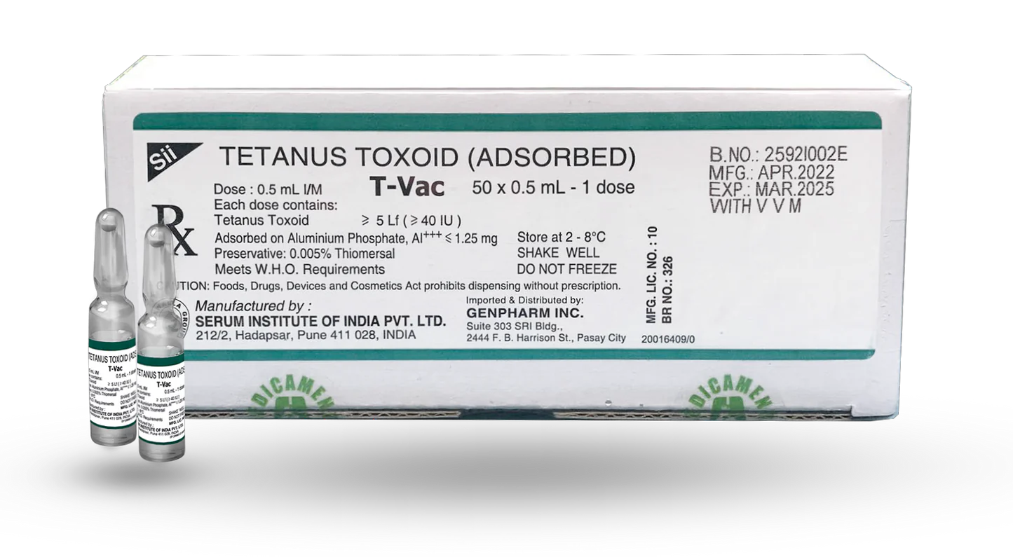 Tetanus Toxide Vaccine Injection Tetanus Toxide Vaccine Injection