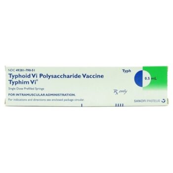 Typhim Typhoid Vaccine 25mcg/0.5m Ampoules