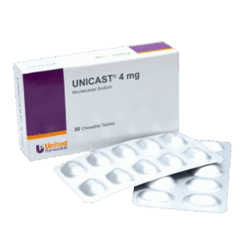 Unicast 4mg 30 Chewable Tablets
