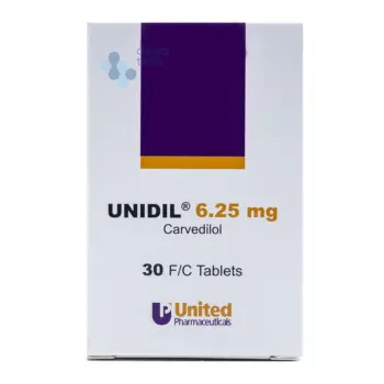 Unidil 6.25mg 30 Tablets