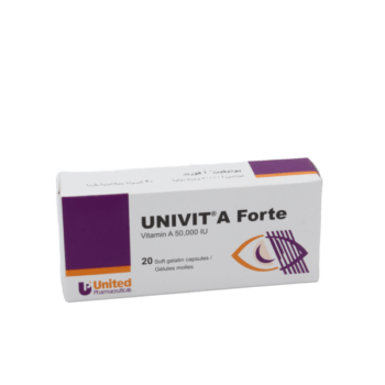 Univit A Forte 50,000 IU 20 Capsules