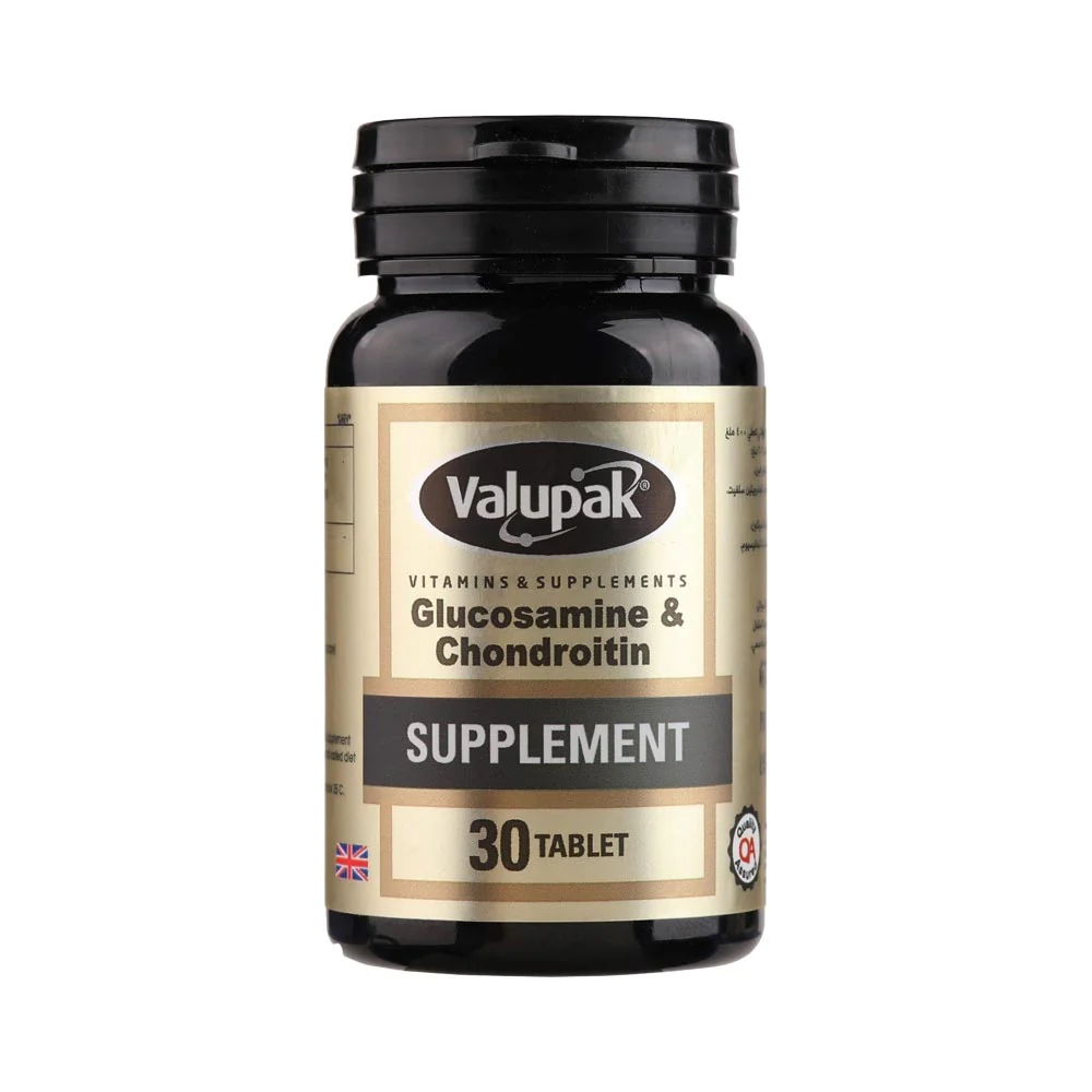 Valupak Glucosamine and Chondroitin 400 100mg 30 Tablets Valupak Glucosamine and Chondroitin 400/100mg 30 Tablets