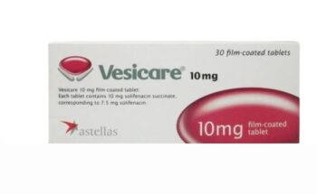Vesicare 10mg 30 Tablets