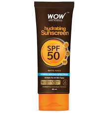 Wow Sunblock Spf 50 Hydrating Cream 80ml