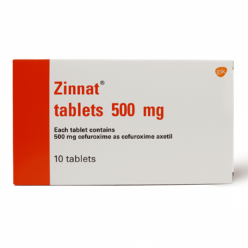 Zinnat 500mg 10 Tablets