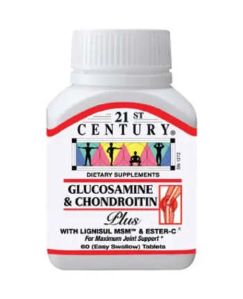 21st Century Glucosamine and Chondroitin 60 Capsules
