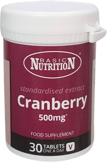 Basic Nutrition Cranberry 500mg 30 Tablets