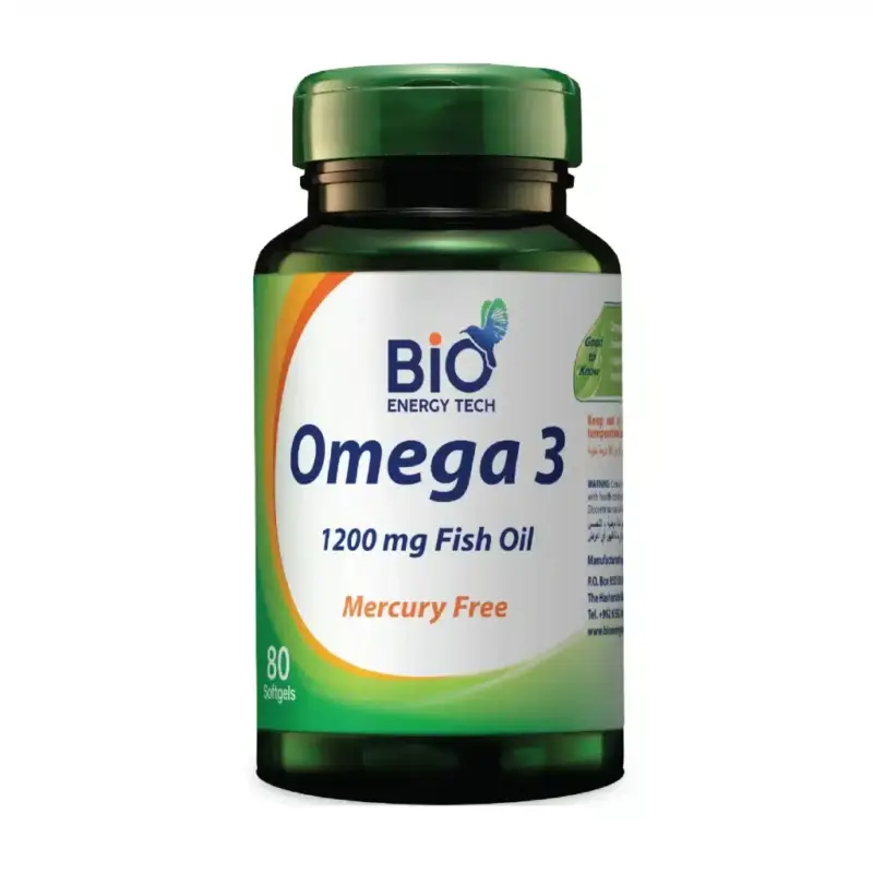 Bio Energy Omega 3 400mg 80 Capsules