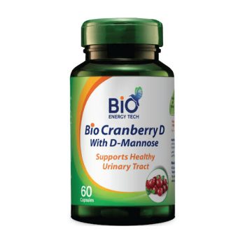 Bio Energy Tech Cranberry D-Mannose 60 Capsules