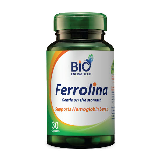 Bio Energy Tech Ferrolina 30 Capsules Bio Energy Tech Ferrolina 30 Capsules