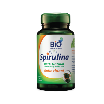 Bio Energy Tech Organic Spirulina 60 Capsules