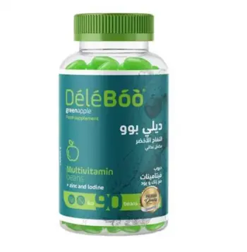 DeleBoo Multi Vitamin and Minerals (Green Apple) 90 Beans