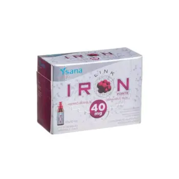 Ironlink Forte 40mg Adults Drinkable Iron 10 Ampules