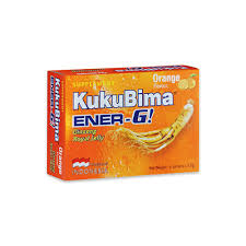 Kukubima Ginseng Royal Jelly Powder 6 Sachets - Orange