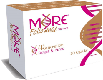 More Folic Acid 600Mcg 30 Capsules