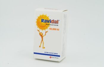 Ravidal Vitamin D3 50,000 IU 20 Tablets