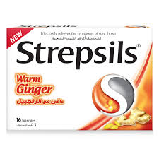 Strepsils Warm Ginger 16 Lozenges