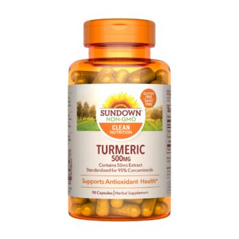 Sundown Turmeric 500mg 90 Capsules