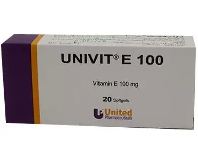 Univit E 100mg 20 Capsules Univit E 100mg 20 Capsules
