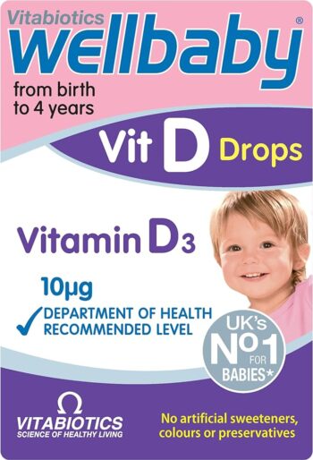 Vitabiotics Well Baby 10 Mcg Kids Vitamin D Drops 30 ml
