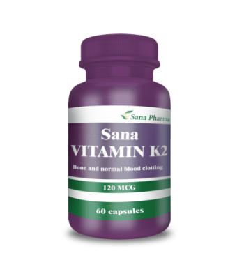 Sana Vitamin K2 120mcg 60 Capsules