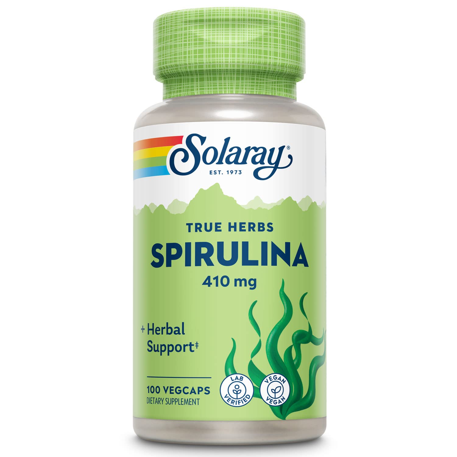 Version 1.0.0 Solaray Spirulina 410mg 100 Capsules