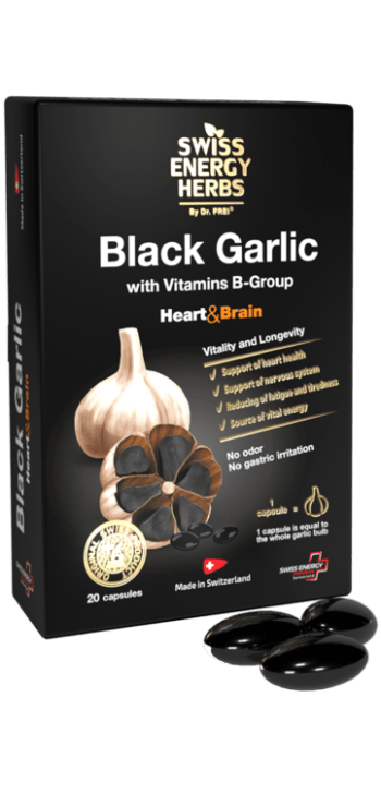 Swiss Energy Black Garlic 20 Capsules