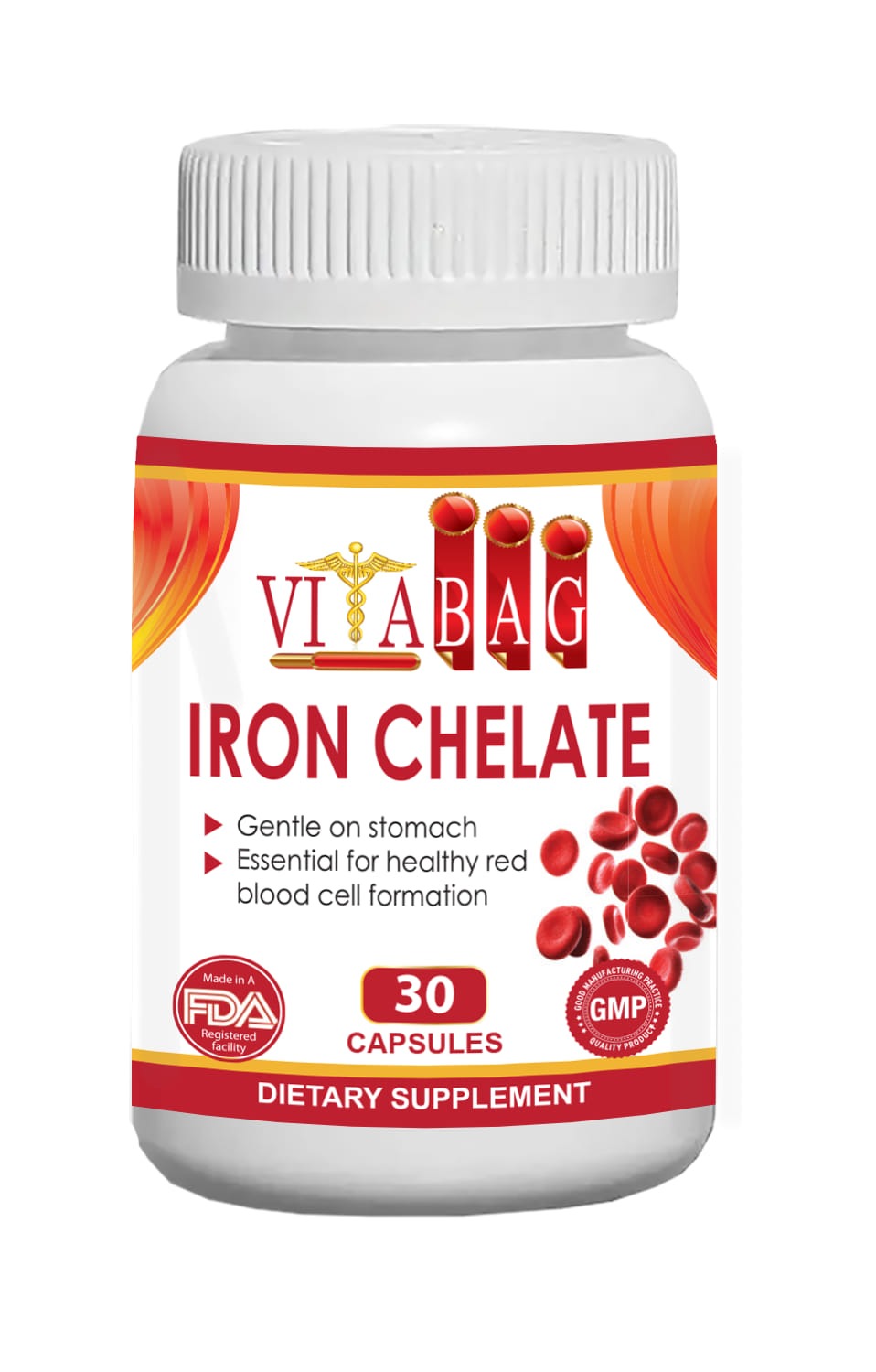 Vitabag Iron Chelate 30 Capsules Vitabag Iron Chelate 30 Capsules